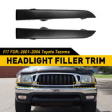 FOR 2001-04 TOYOTA TACOMA BUMPER Pair GRILLE FRONT TRIM HEADLIGHT PANELS FILLER
