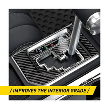 Load image into Gallery viewer, Fit Toyota Tundra 2014-2021 Gear Shift Panel Carbon Fiber Interior Frame Trim 3x