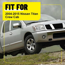 Load image into Gallery viewer, Chrome/Black Pillar Posts for Nissan Titan (CREW CAB) 2004-2015 Door Trim 6PCS