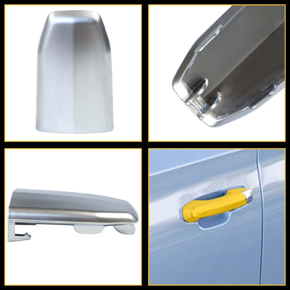 1-10X 13596115 15-19 Fit Cadillac Escalade Outside Front Door Handle Cap Chrome
