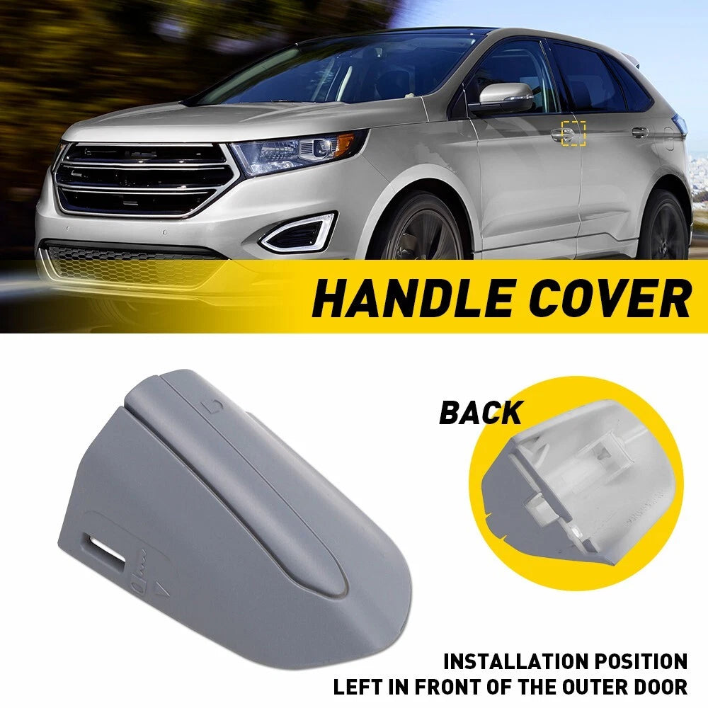 Fit 2015-2020 Ford Fusion DRIVER Door W/O Handle COVER Trim Chrome Front Left
