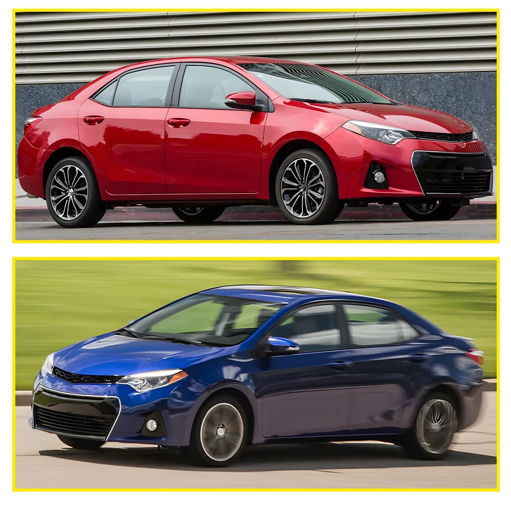 2-20X Front Left Right Fog Light Lamp Bezel Cover for 2014-2016 Toyota Corolla S