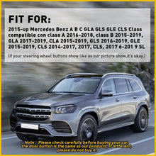 Load image into Gallery viewer, 1-10Set Steering Wheel Fit Button Cap 15+ Mercedes B Benz C A GLA GLS GLE CLASS