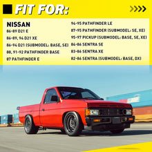 Load image into Gallery viewer, Black Door Handle Front Outer 2-20X Fit Nissan 1986-94 D21 Driver&amp;Passenger Side