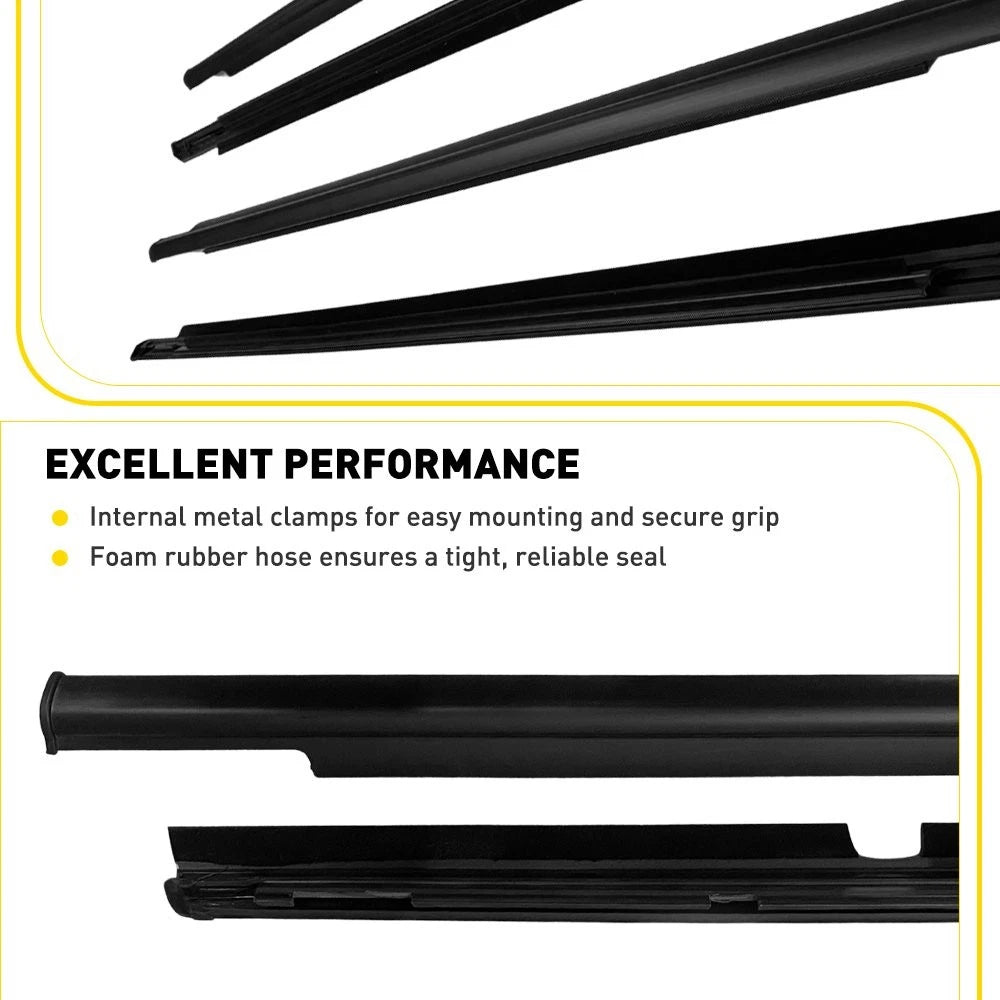 4-40 Weatherstrip Window Trim Seal Belt Front Rear for 2008-17 Mitsubishi Lancer