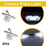 {Plug&Play} WHITE LED License Plate Light Lamp For Honda CRV/Fit/Odyssey/Element