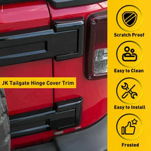 Load image into Gallery viewer, Tailgate Hinge Covers Trim For 2007-2018 Jeep JK Wrangler 55397091AC, 55397092AC