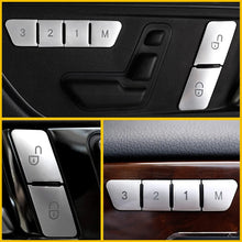 Load image into Gallery viewer, Door Lock Unlock Switch Seat Button Cover for Sticker Set Mercedes-Benz W204 CLA