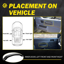 Load image into Gallery viewer, Pair Fit 1997-2006 Jeep TJ/Wrangler Interior Door Handle Black Left Right Front