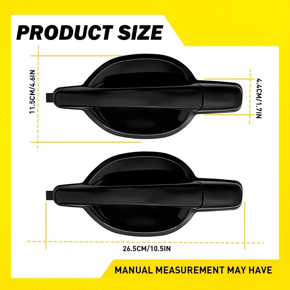 Rear Left 1-10PCS Door Handle Exterior Left for 2004-2011 Mitsubishi Endeavor