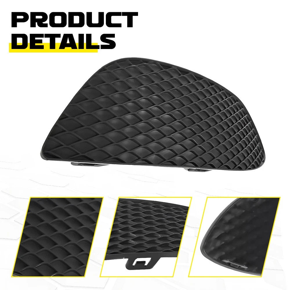 Front Left Right Bumper Fog Light Cover Grille for Mercedes Benz C300 2015-2018