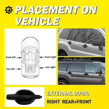Load image into Gallery viewer, For 2004-2011 Mitsubishi Endeavor Front&amp;Rear Right Outer Door Handle Black 2-20X