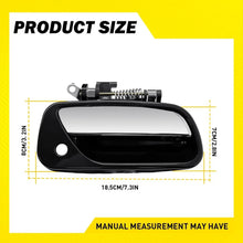 Load image into Gallery viewer, Front Exterior Right Side Door Handle 1-10PCS Black+Chrome for 93-98 Toyota T100