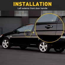 Load image into Gallery viewer, 1-10 Black Front Left Outer Door Handle For 2006-2011 Hyundai Accent 82650-1E050