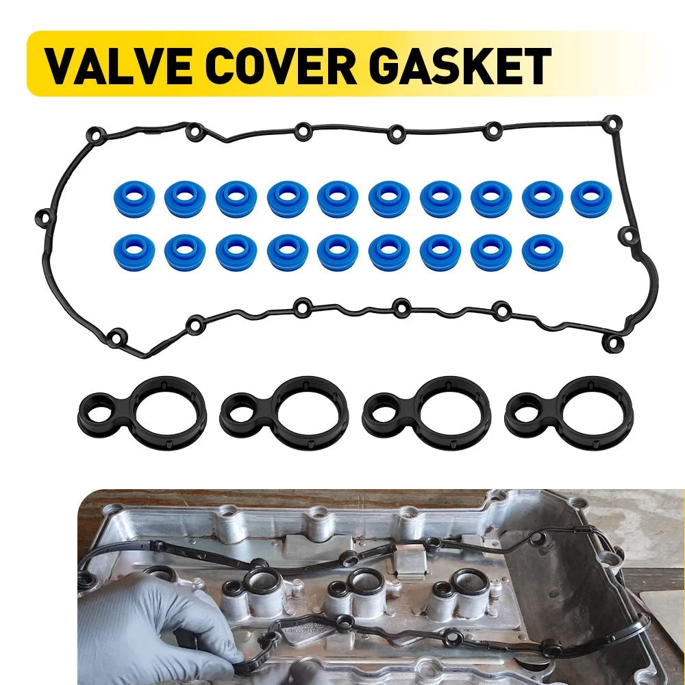 1Set VS50914 Valve Cover Gasket Kit Assy for Chrysler 200 2.4L 2015 2016 2017