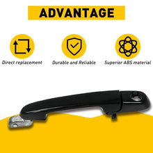 Load image into Gallery viewer, 1-10 Black Front Left Outer Door Handle For 2006-2011 Hyundai Accent 82650-1E050