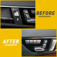 Load image into Gallery viewer, Door Lock Unlock Switch Seat Button Cover for Sticker Set Mercedes-Benz W204 CLA