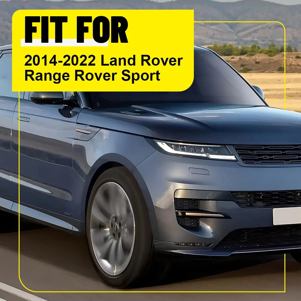 6PCS Posts Pillar Glossy Trim 2014-2022 Black for Range Land Rover Rover Sport