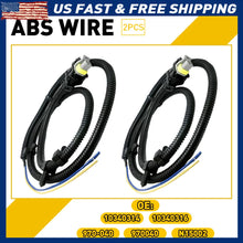 Load image into Gallery viewer, ABS Wheel Sensor Speed Wire Front Harness For Left/Right Impala Chevrolet 2PCS