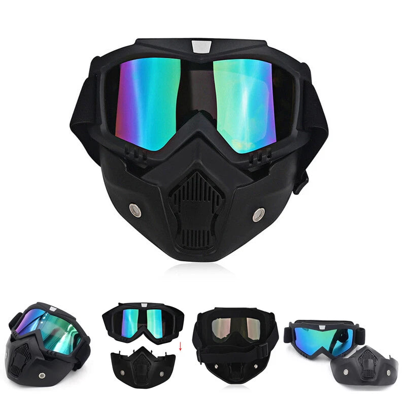 Safety Work Full Face Mask Shield & Goggles, Construction Eye Protection Eyewear