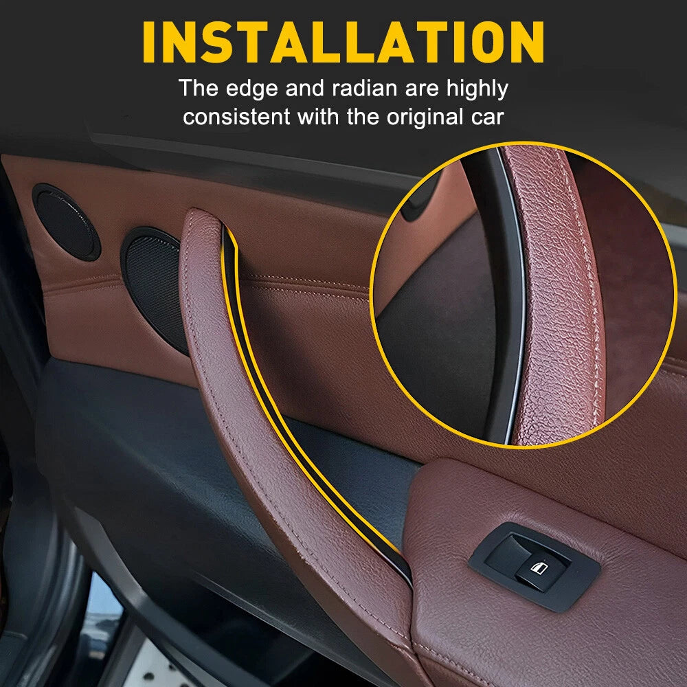 For BMW E70 X5 X6 2007-2014 Passenger Right Inner Door Handle Pull Trim Cover