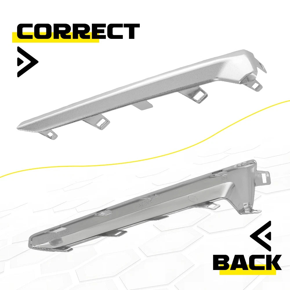 Front Fog Bumper Molding Cover Light 2017-18 for Trim Forester Subaru Left Right
