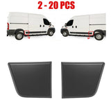 2-20X Fit 2014-2018 Ram ProMaster 1500 Rear Gray Exterior Body Side Molding Trim