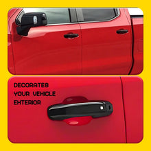 Load image into Gallery viewer, 4x Matte Black Outer Door Handle Covers for 2019-2025 Chevy Silverado GMC Sierra