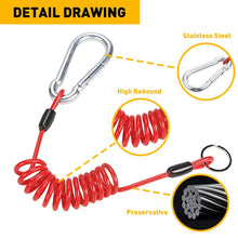 Load image into Gallery viewer, Fastway 80-01-2160 Retailed 6' Universal ZIP Coiled Breakaway Cable w/ Snap Ring