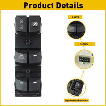 Load image into Gallery viewer, Black Left Master Driver Door Power Window Switch for Hyundai Elantra 2011-2016