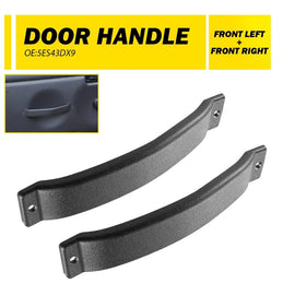 Pair Fit 1997-2006 Jeep TJ/Wrangler Interior Door Handle Black Left Right Front