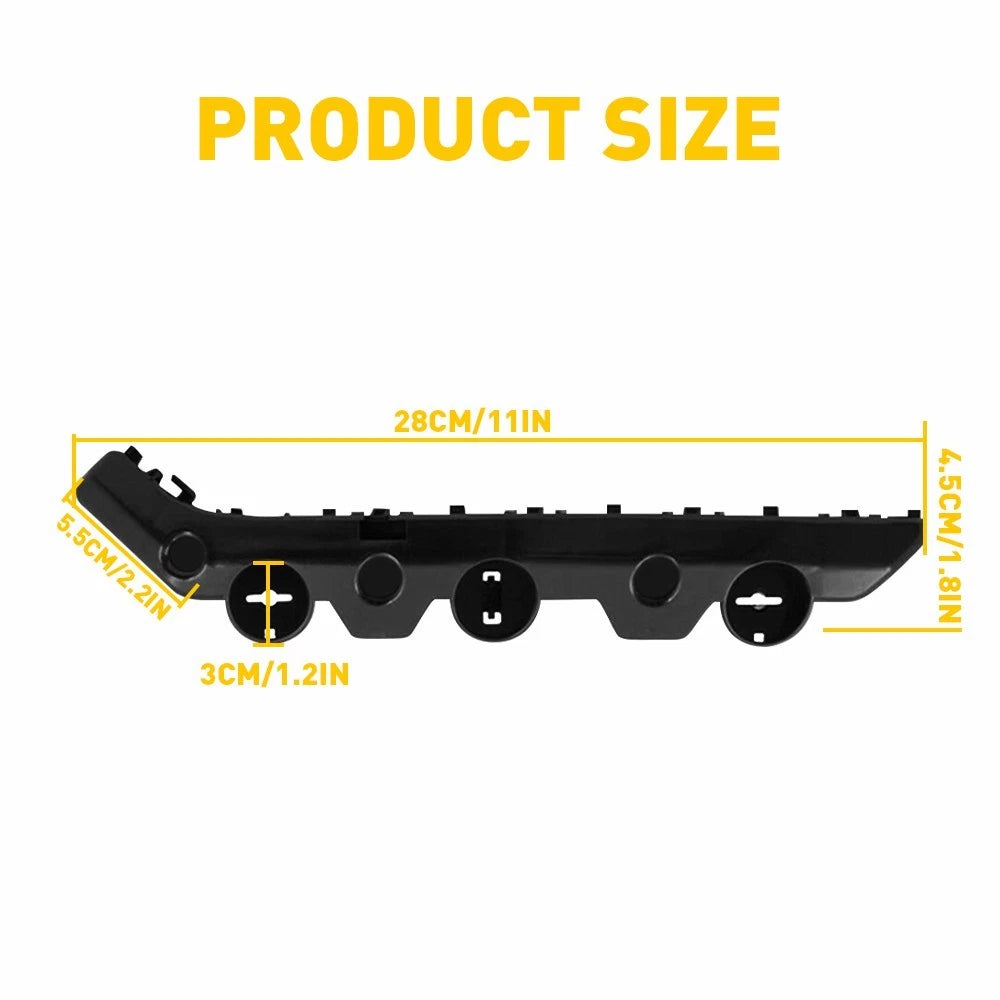 Bumper Support Holder Retainer Bracket for Front Pair w/6 SENTRA 2016-2019 Clip