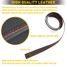 Load image into Gallery viewer, Red Car Trim Mouldings Decor Line For Strip Car Accessories Door Dashboard Strip