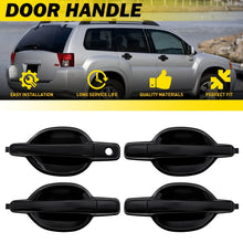 Load image into Gallery viewer, Outside Exterior Door Handle Black Textured For 2004-2011 Mitsubishi Endeavor