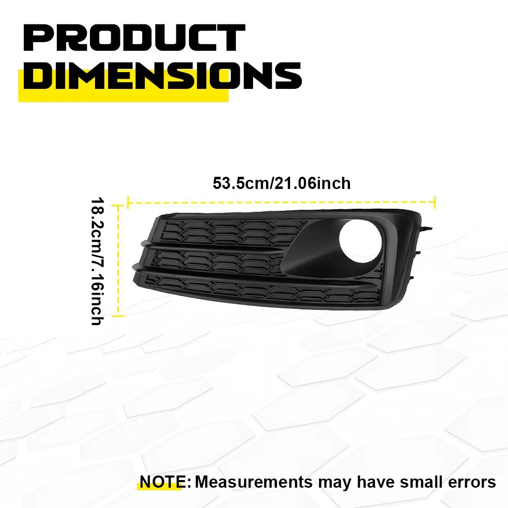 Fog Light Cover Bezel w/Lamp Hole Front Left Right For 2020-2023 Subaru Impreza