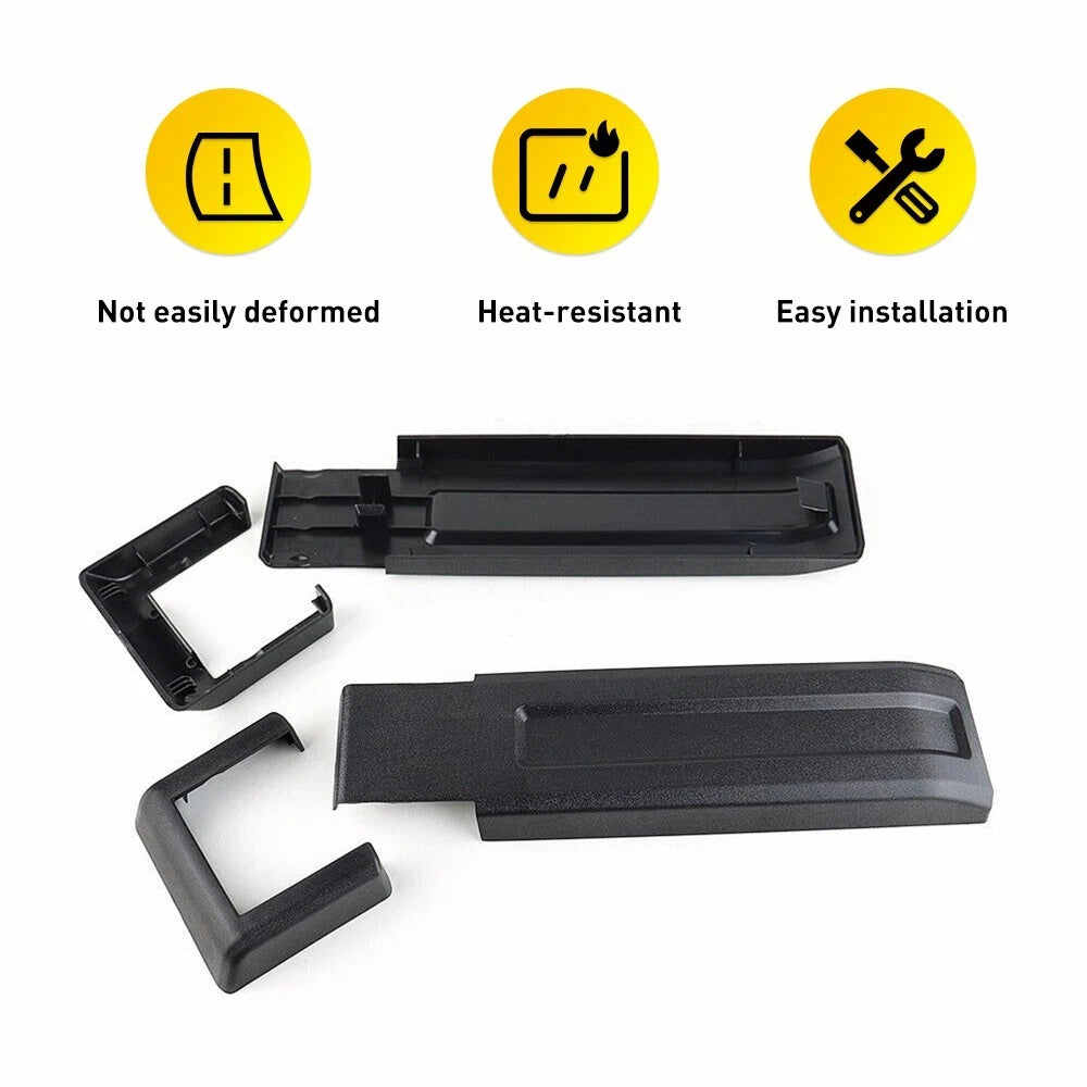 Tailgate Hinge Covers Trim For 2007-2018 Jeep JK Wrangler 55397091AC, 55397092AC