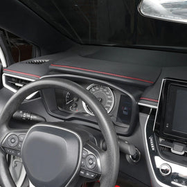 Red Car Trim Mouldings Decor Line For Strip Car Accessories Door Dashboard Strip