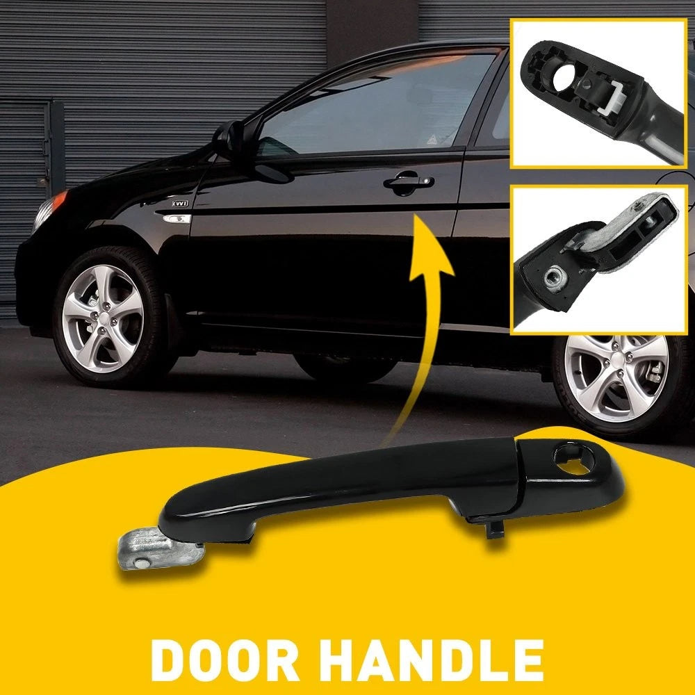 1-10 Black Front Left Outer Door Handle For 2006-2011 Hyundai Accent 82650-1E050