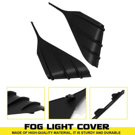 For 2024-2025 Hyundai Elantra Left Right Front Bumper Blanking Fog Lamp Cover