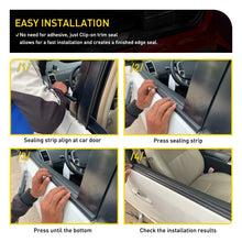 Load image into Gallery viewer, 4-40 Door Weather Strip Window Seal Rubber Left Right for 2004-2009 Toyota Prius