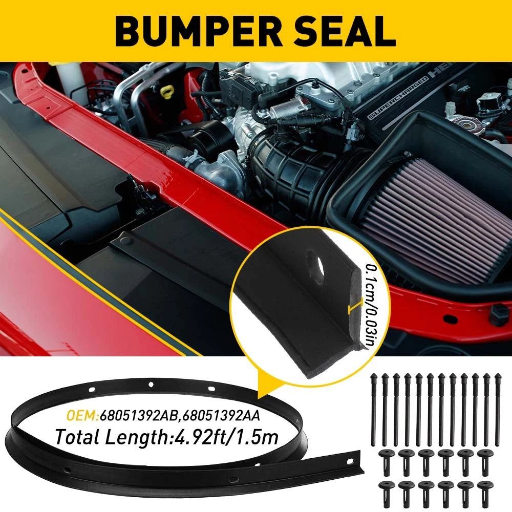 1-10Set for Hood Challenger Dodge to Nose Fascia Bumper Seal Rivets 68051392AB