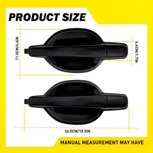 Load image into Gallery viewer, 1PCS Front Right Exterior Door Handle Black Fit Mitsubishi Endeavor 2004-2011