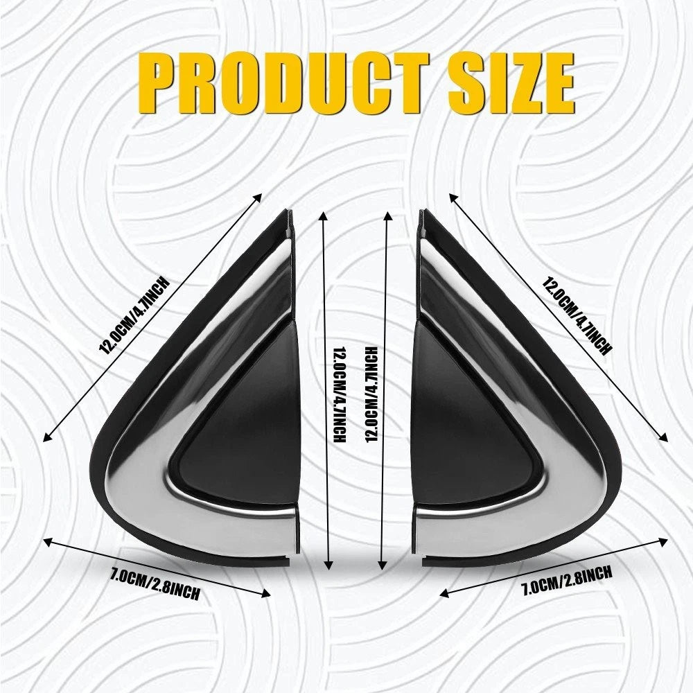 For Honda CR-V CRV 2017-2022 Left Right Side Mirror Corner Triangle Cover Trim
