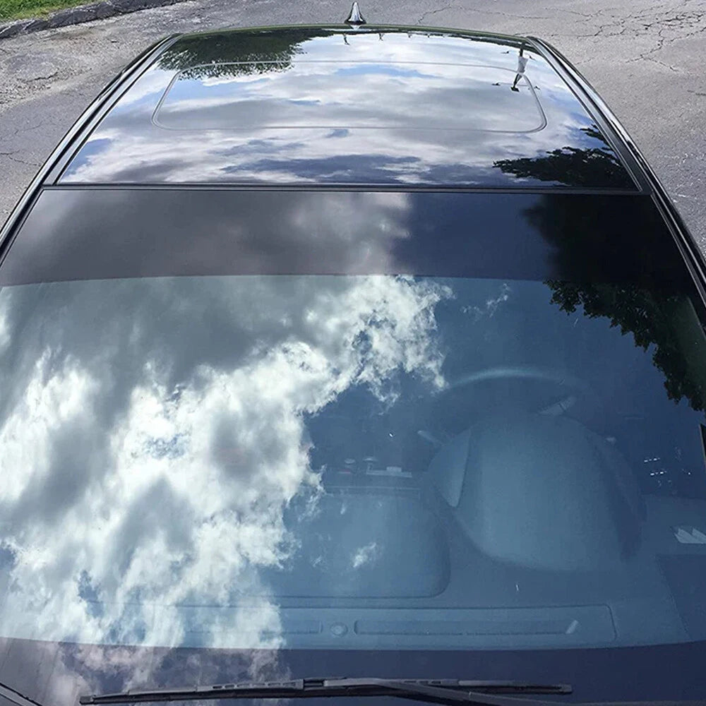 Car Window Sun Visor Strip Tint Film Windshield Front UV Shade DIY Decal Banner