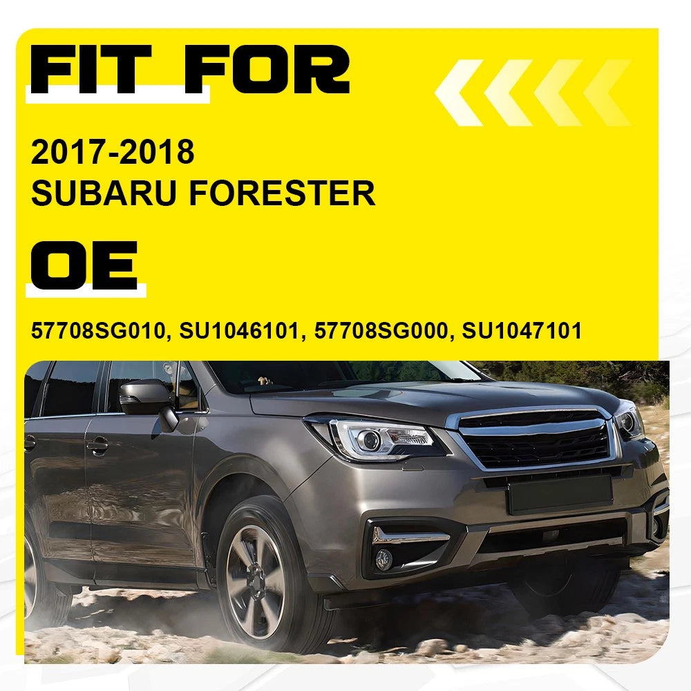 Front Fog Bumper Molding Cover Light 2017-18 for Trim Forester Subaru Left Right