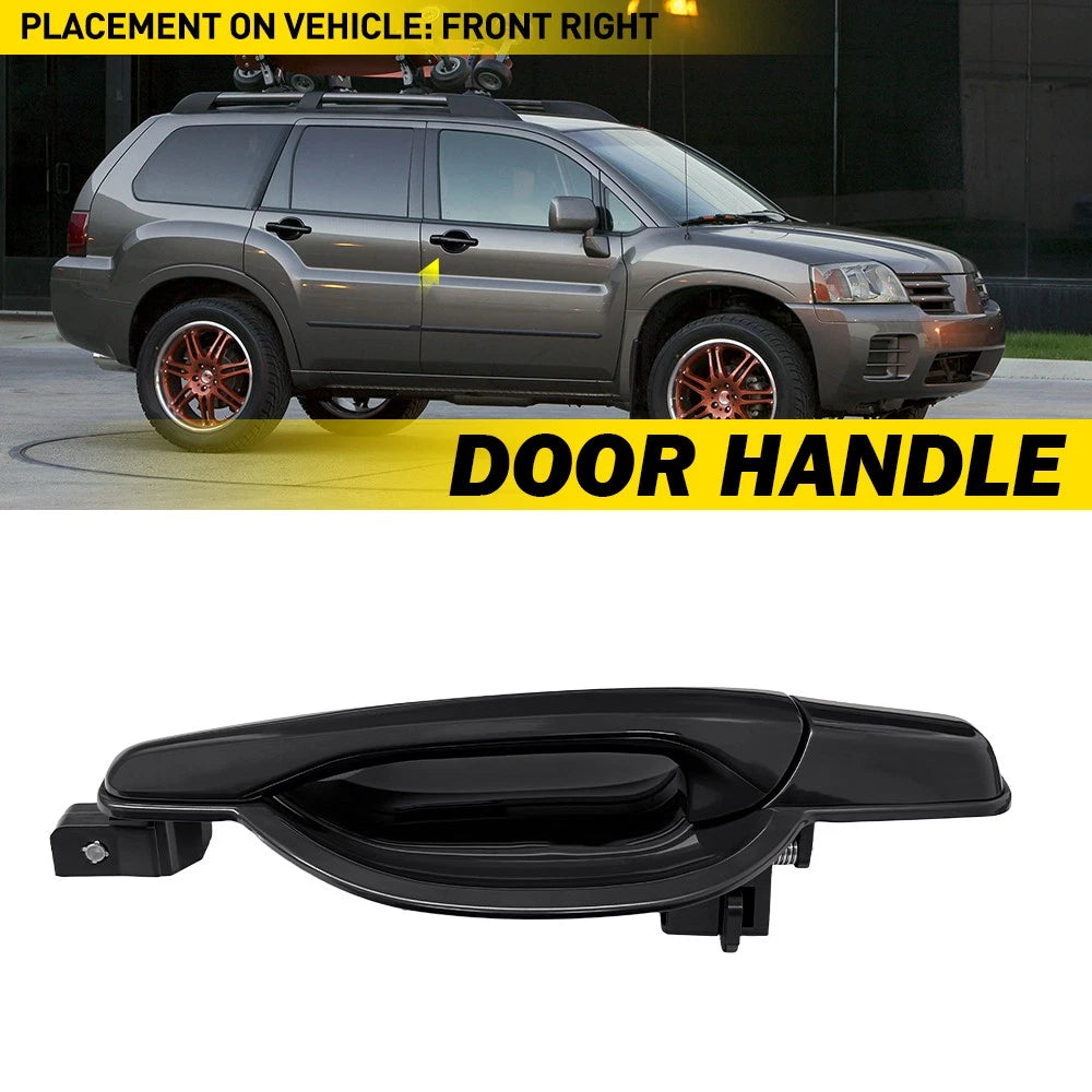 Front Passenger Side 1PCS Door Handle Exterior for 2004-2011 Mitsubishi Endeavor
