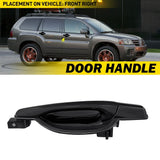 Front Passenger Side 1PCS Door Handle Exterior for 2004-2011 Mitsubishi Endeavor