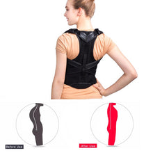 Load image into Gallery viewer, A0659 Tcare Back Brace Posture Corrector with 2-Pieces Removable Aluminum Bars for Women and Men Back Lumbar Support Shoulder Posture Support for Improve Posture Provide and Back Pain Relief