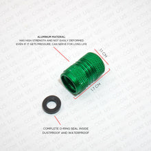 Load image into Gallery viewer, Universal Aluminum Auto Car Wheels Tyre Tire Valves Dust Stems Air Caps - Green - US85.COM