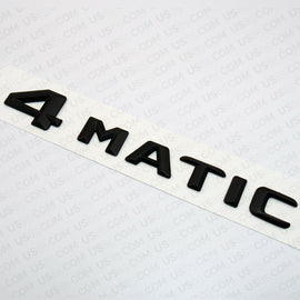 New Stlyle 4Matic Emblem Trunk Logo Badge Decoration AMG Modified - Matte Black - US85.COM